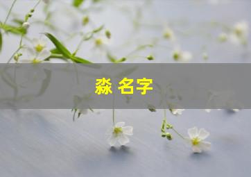 淼 名字